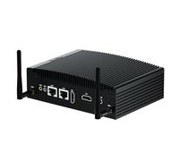 HISTTON Mini computadora Windows 11 Pro, Mini PC de Escritorio Core i5-8265U, DDR4 8GB RAM, 128GB SSD, Micro PC, Dual LAN, BT4.2, Industrial Mini PC con 2 RS232 COM, Dual HD, USB3.0, Small PC