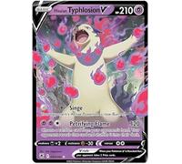 Hisuian Typhlosion V 053/189 Ultra Rare Pokemon Card (SWSH Astral Radiance) + TitanCards® Toploader
