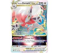 Hisuian Zoroark VSTAR 147/196 Rara VSTAR - Tarjeta de Pokémon (origen perdido del mundo y escudo) + cargador superior TitanCards®