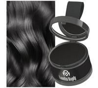 HISUNBEN Polvo instantáneo de línea de pelo, resistente al viento, a prueba de sudor, corrector para líneas de cabello recurrentes, línea de pelo profesional con espejo para puff-02B
