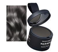 HISUNBEN Polvo para Línea de Cabello Instantánea, Resistente al Viento, Resistente al Sudor, Corrector de Raíz para Línea de Cabello Recurrente, Polvo de Sombra Profesional para el Cabello con Espejo