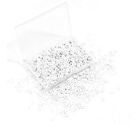 Hiswan 1000 cuentas Heishi de arcilla polimérica blanca para hacer joyas, pulseras, collares, 6 mm