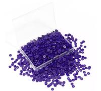 Hiswan 1000 cuentas Heishi de arcilla polimérica para hacer joyas, pulseras, collares, 6 mm, color morado profundo