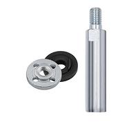 Hisxrcal 2 Piezas Barra Extensión para Amoladora Ángulo Adaptador Conector Eje Acero Inoxidable Seguro para Pulido de Autos Restauraciones Técnicas, Varilla y placa
