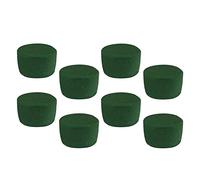 Hisxrcal 8 Piezas Espuma Floral Redonda Soporte Bloques Absorbentes para Ramo de Flores Decorativos Material Adecuado para Bodas Fiestas Oficinas