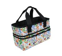 Hisxrcal Bolso Organizador de Manualidades con Asas para Cuaderno de Dibujo de Jardín de Infancia, Multicolor, Individual