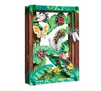 Hisxrcal Kits de Manualidades para Colorear en 3D, Paquete de Materiales para Niños, Rompecabezas de Dibujo, Juguete, Insecto