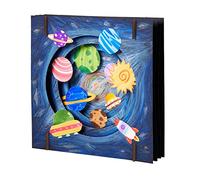 Hisxrcal Kits de Manualidades para Colorear en 3D, Paquete de Materiales para Niños, Rompecabezas de Dibujo, Juguete, Cielo Estrellado m
