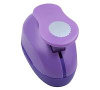 Hisxrcal Perforadora de Papel para Manualidades Y Scrapbooking. Suministros para Manualidades. Perforadora de Papel con Agarre Cómodo para Manualidades Y, Círculo de Ondas, Individual