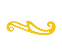 Hisxrcal Plantilla con Regla Curva Francesa, Fácil de Usar, Precisa Y Práctica para Dibujo Y Diseño de Manualidades, estilo b