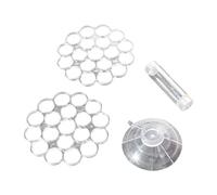 Hisxrcal Soporte para Tallos de Flores, Soporte para Arreglos Florales, Herramientas Fijas Reutilizables, Rejilla Floral, Sapo de Flores, Alambre para, 15 mm 19 Agujeros
