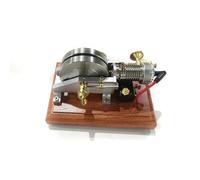 Hit and Miss Engine - Kit de modelo de motor, mini cilindro horizontal refrigerado por aire, modelo de motor de gas de 4 tiempos con taza de aceite lubricante, kits mecánicos educativos para adultos