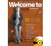 Hit Difussion JL&M - WELCOME TO SAXOPHONE MIB VOL.1 + CD partición variada, pop, rock... Variedad internacional