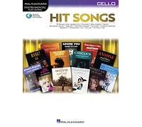 Hit songs - cello - instrumental play-along - recueil + enregistrement(s) en ligne - violoncelle (Hal Leonard Instrumental Play-along)