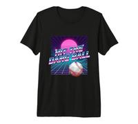 Hit The Dang Ball, Divertido béisbol Vaporwave de los 80, Retro Camiseta Premium