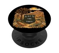 Hit The Trail Senderismo & Camping Desierto de Mojave PopSockets PopGrip Adhesivo