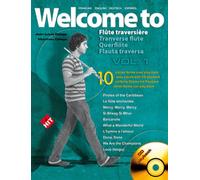 Hitachi Diffusion Delage JL & M - Welcome to Flauta travesera Vol.1 + CD Notas Pop, Roca,.... viento