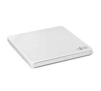 Hitachi-LG GP60 External DVD Drive, Slim Portable DVD Burner/Writer/Player for Laptop, Windows and Mac OS Compatible, USB 2.0, 8x Read/Write Speed - White
