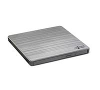 Hitachi-LG GP60 External DVD Drive, Slim Portable DVD Burner/Writer/Player for Laptop, Windows and Mac OS Compatible, USB 2.0, 8x Read/Write Speed - Silver