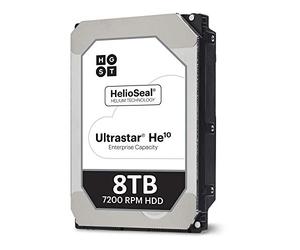 Hitachi Ultrastar HGST HE10 8 TB HUH721008ALE600 / 0F27455 HDD de 3,5 'SATA3 7200 256MB P3