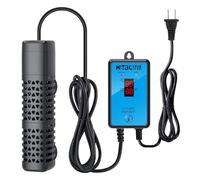 HiTauing Calentador de acuario, calentador de pecera mejorado de 100 W con salida inteligente de agua que detiene automáticamente el calentamiento y sistema avanzado de control de temperatura