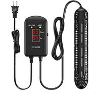HiTauing Calentador de acuario de 200 W, calentador sumergible para peceras, temperatura de calentamiento rápido, protección de seguridad ajustable de 6 puntos, calentador de agua de acuario con 2