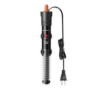 HiTauing Calentador de acuario de 25 W, perilla ajustable, calentador de pecera con 2 potentes ventosas, calentador sumergible para tanque de agua dulce y salada