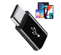 Hitburu Adaptador de USB a Tipo C | Conversor para Teléfono de Hembra a Macho C - Cabezal De Conversión Compacto Ligero para Tablet Computadora Teclado