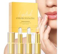 Hitburu Barra De Labios Efecto Camaleón A Prueba De Transferencia,Bálsamo Labial Hidratante con Efecto Cambiante | 3 Unidades Resistente E Hidratante Maquillaje Labial Para Uso Diario, Citas Y