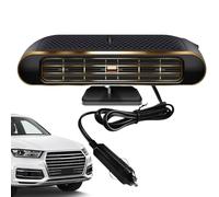 Hitburu Calentador de Coche | 12V/24V Calentador Portátil Ventilador de Calefacción | Desempañador Eléctrico Para Parabrisas, Vehículos Sedán SUV Furgoneta Y Scooters En Interiores Camping