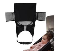 Hitburu Cama Avión Infantil | Cuna Portátil de Viaje en Avión | Asiento Hamaca Cómodo Reposapiés Extensible Transpirable para Coche Sueño Viaje