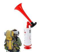 Hitburu Corneta de Aire Portátil - Bocina de Bomba de Aire Manual Portátil,Generador de Sonido Manual para Fútbol Estadio Eventos Deportivos Camping Ciclismo Montaña Caza Senderismo