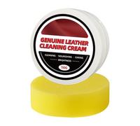 Hitburu Crema Acondicionadora Para Cuero | Restaurador De Detalles 150 Gramos Con Esponja,Crema Para El Mantenimiento Del Cuero - Para Bolsos Muebles Zapatos Botas Asientos Automóvil Automotriz