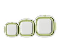 Hitburu Cubo Plegable | Lavabo Portátil para Platos - Barreño Multiusos para Lavado de Pies y Ropa, Ahorra Espacio para Hogar, Acampada y Baño