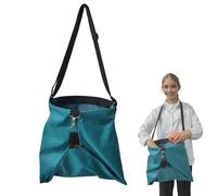 Hitburu Delantal de Jardinería - Bolsillo para Fruta,Delantal Grande Recolector de Frutas con Bolsillos de Liberación Rápida para Deshierbe de Verduras Recolección de Bayas y Trabajos de
