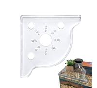 Hitburu Estante De Esquina para Pecera - Ahorrador De Espacio Moderno Impermeable | Estante De Almacenamiento De Esquina para Acuario Sin Bordes - para Balcón Salón Dormitorio Amantes De Mascotas