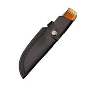 Hitburu Funda de Cuero para Cuchillos para cinturón,Funda de Cuero para Cuchillos de Bolsillo | Estuche Plegable para Cuchillos de Bolsillo,Funda Multiherramienta con Cierre a presión, Funda para