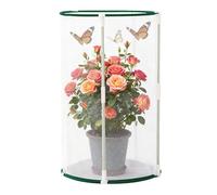 Hitburu Hábitat para Mariposas | Jaula Transpirable con Cremallera Terrario para Exterior,Tienda De Cultivo Y Casa para Orugas,para El Jardín, La Granja, El Patio, Balcón, Césped Y La Casa