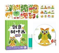 Hitburu Kit De Manualidades De Otoño Para Niños - Proyecto De Arte Con Hojas Para El Aula En Acción De Gracias,Set Manualidades Otoño Regalo Fiestas Infantiles Niños Niñas