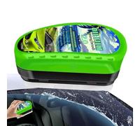 Hitburu Limpiador de Grasa y Residuos de Parabrisas | Cepillo Automotriz Para Limpieza De Película De Para Ventana | Accesorio de Larga Duración para Scooters Camionetas Furgonetas SUV Turismos