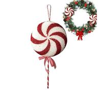 Hitburu Navideños de - Colgante De Dulce para Hogar - Realista para Árbol De Navidad,Decoración para Puerta De Entrada Y Corona De Hogar