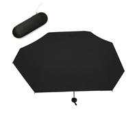 Hitburu Parasol UV Protector Con Bolsillo, Plegable Pequeña Impermeable Al Viento, Accesorios Unisex Para Exteriores Protección Solar Y Lluvia Para Viajes Senderismo Camping