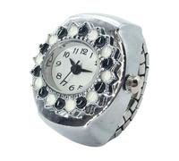 Hitburu Relojes De Anillo Para Mujer - Anillo Reloj Para Hombres Y Mujeres - Joyería Vintage y Preciso para Colegas Amigos Cumpleaños San Valentín Día de la Madre Familia