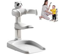 Hitburu Soporte de Ducha para Bebé | Soporte para Estar de Pie en el Baño - Altura Ajustable Plegable Antideslizante Para Niños Y Niñas 0 A 36 Meses
