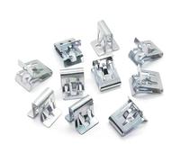 Hitburu Sujetador de Rejilla Metálico,Juego de Reemplazo de Hebillas,Sujetador De Fijación Para Consola De Coche - Para Accesorios De Molduras Interiores De Reparación