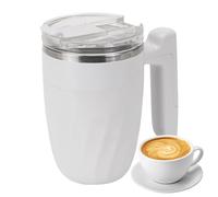 Hitburu Vaso Con Agitación Magnética, Taza Recargable por USB, Tazas de Café con Agitación Magnética, para Familia Estudiantes Adultos Hombres Mujeres Hogar Interior Cocina Chocolate
