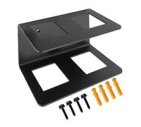 Hitch Holder, 18*10*11cm/7.1*3.9*4.3inHeavy-Duty Steel Trailer Bracket | Trailer Hitch Storage | Replacement Two Ball Mount 2 Inch Shank Garage Rv Car