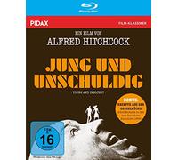 Alfred Hitchcock: Jung und unschuldig / Spannender Thriller mit beiden deutschen Synchros + Bonus: Alfred Hitchcock zu Gast beim Frankfurter Stammtisch (Pidax Film-Klassiker) [Blu-ray] [Alemania]