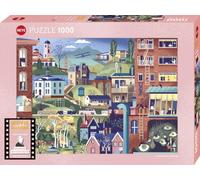 Heye Verlag – Puzzle clásico Hitchcock Films – 1000 piezas – Plata (300296)