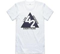 Hitchhikers Guide to The Galaxy Number 42 Inspired Tshirt HG2G Geek Book Top tee(X-Large)